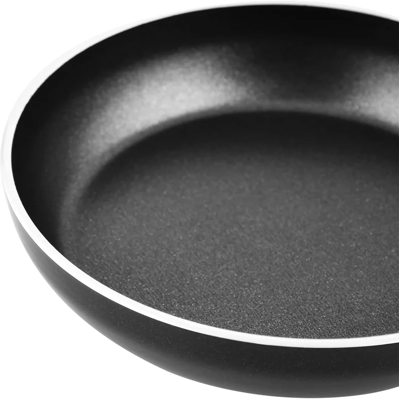 برستيج Prestige 3X Ultra Tough Mini Fry Pan, 4.75 Inch, 12 cm, Black أسود/فضي 12سم